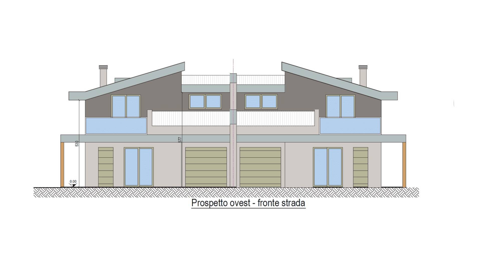 Villetta bifamiliare in vendita a Cesena, Borgo di Ronta