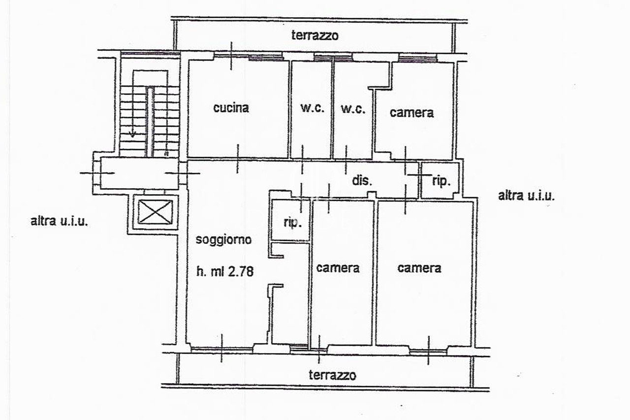 Appartamento con terrazzo in via podgora, Grosseto