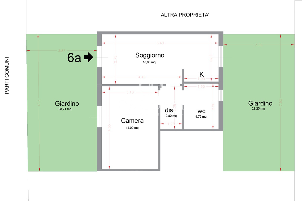 Casa indipendente arredata in affitto in via del commendone, Grosseto