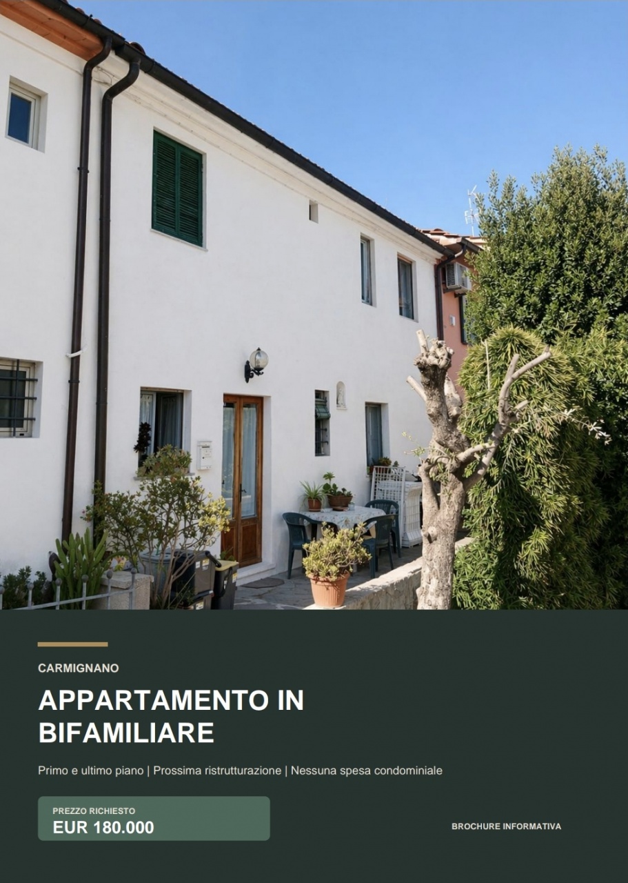 Trilocale nuovo a Carmignano