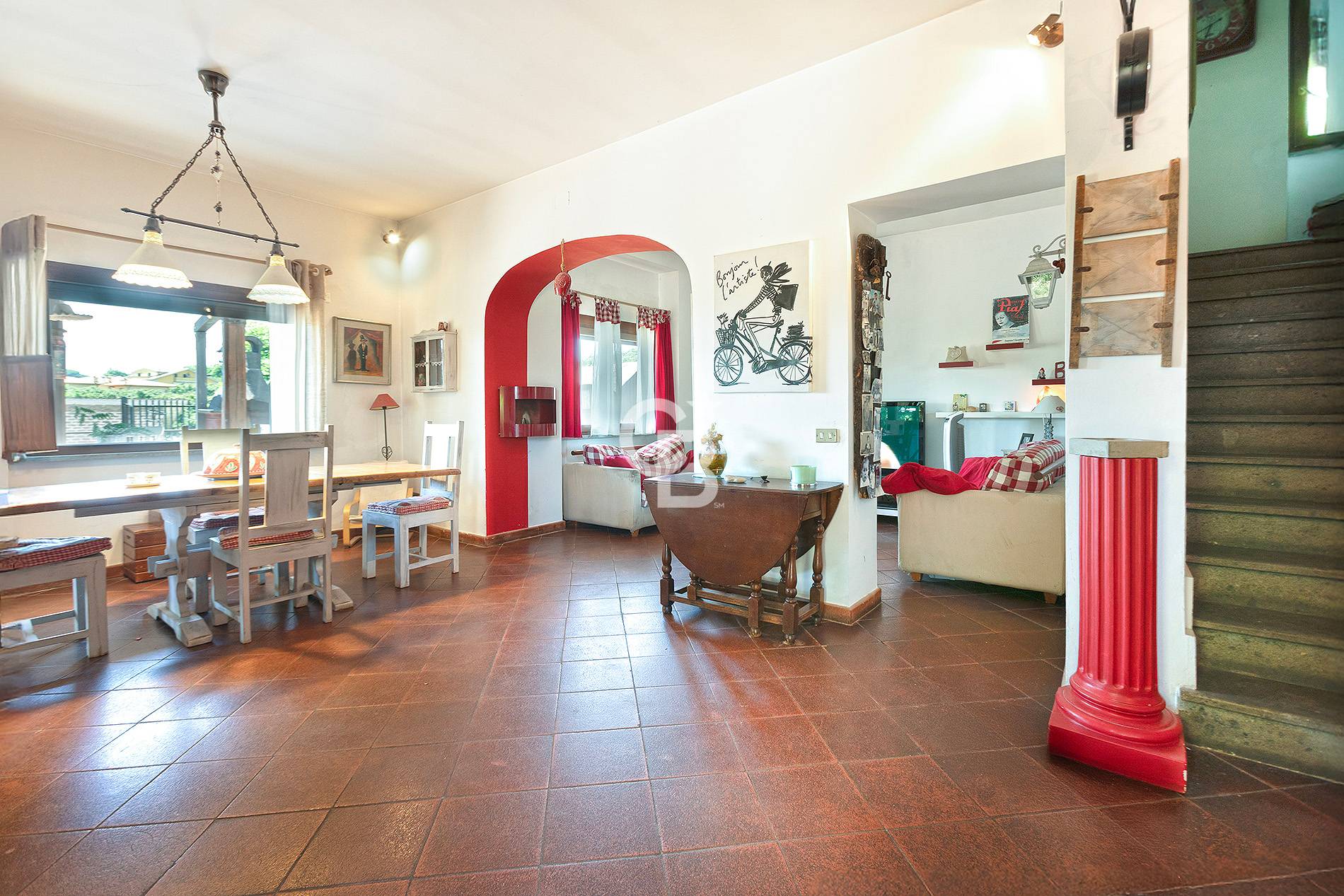 Porzione villa in vendita a Carbognano, centrale