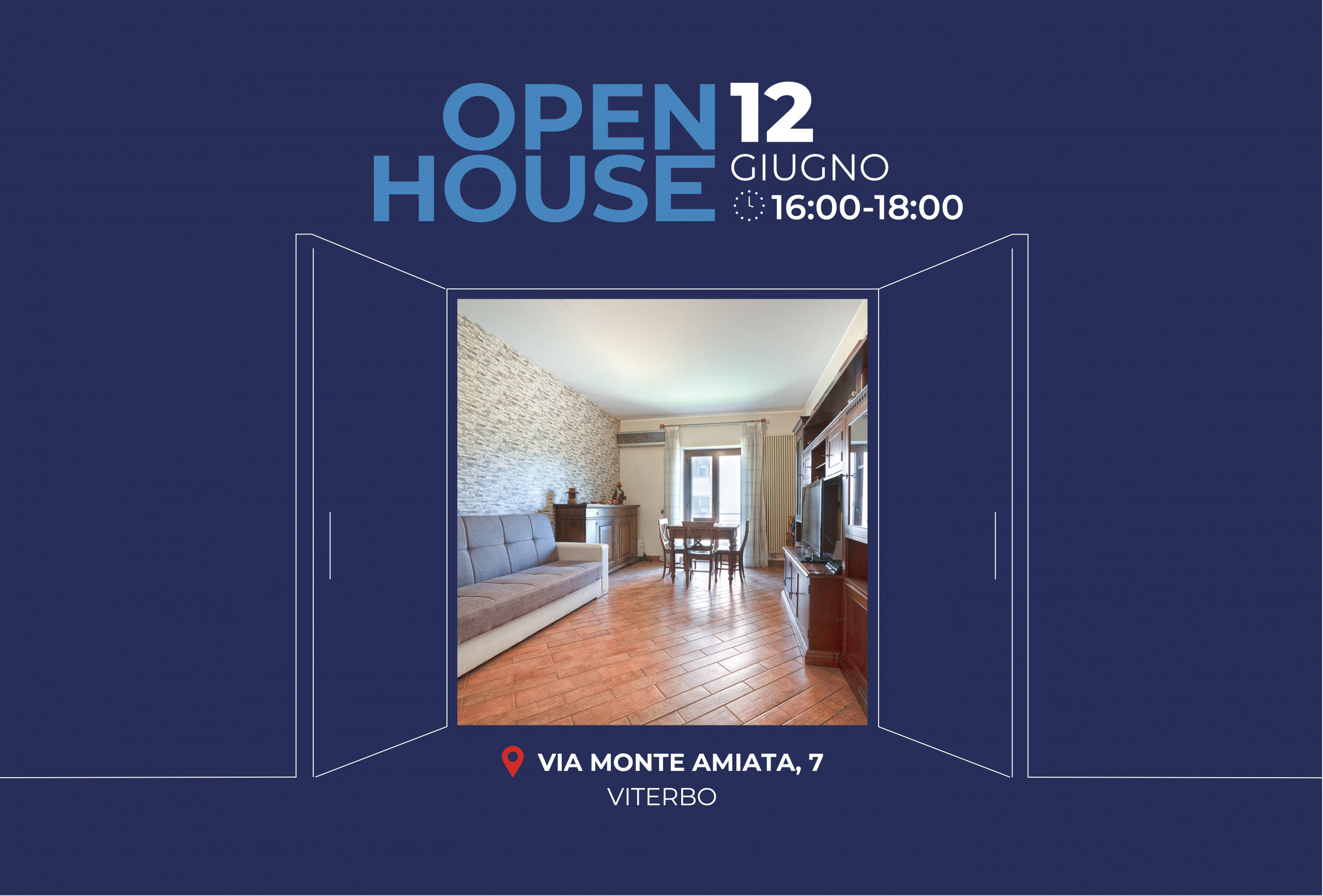 Appartamento in vendita a Viterbo, Semicentro