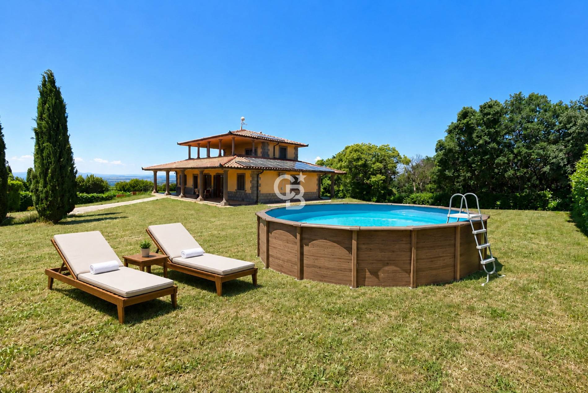 Villa in vendita a Viterbo, Semicentro