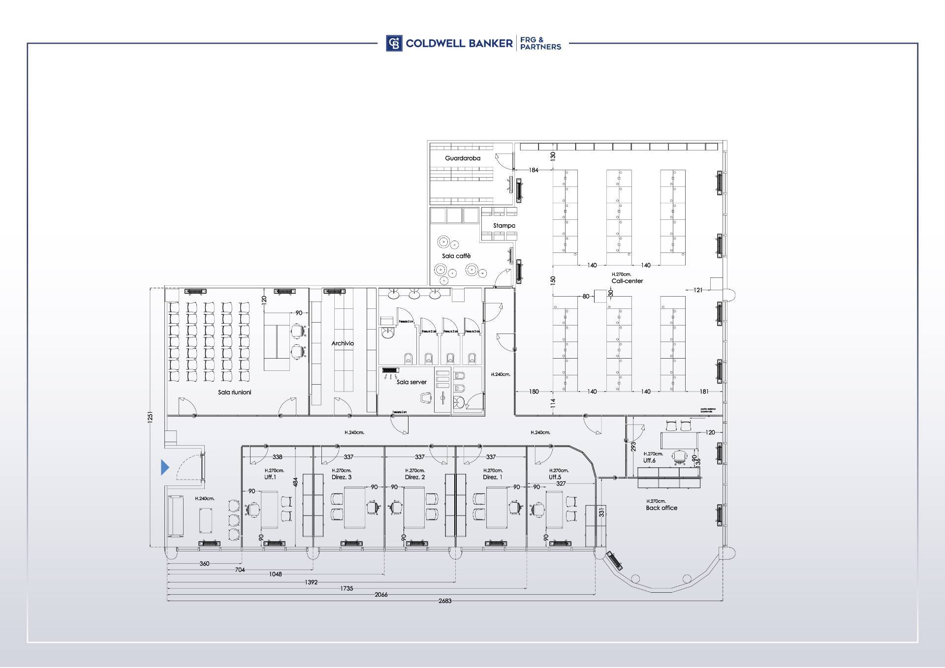 Ufficio in vendita a Viterbo, Periferia