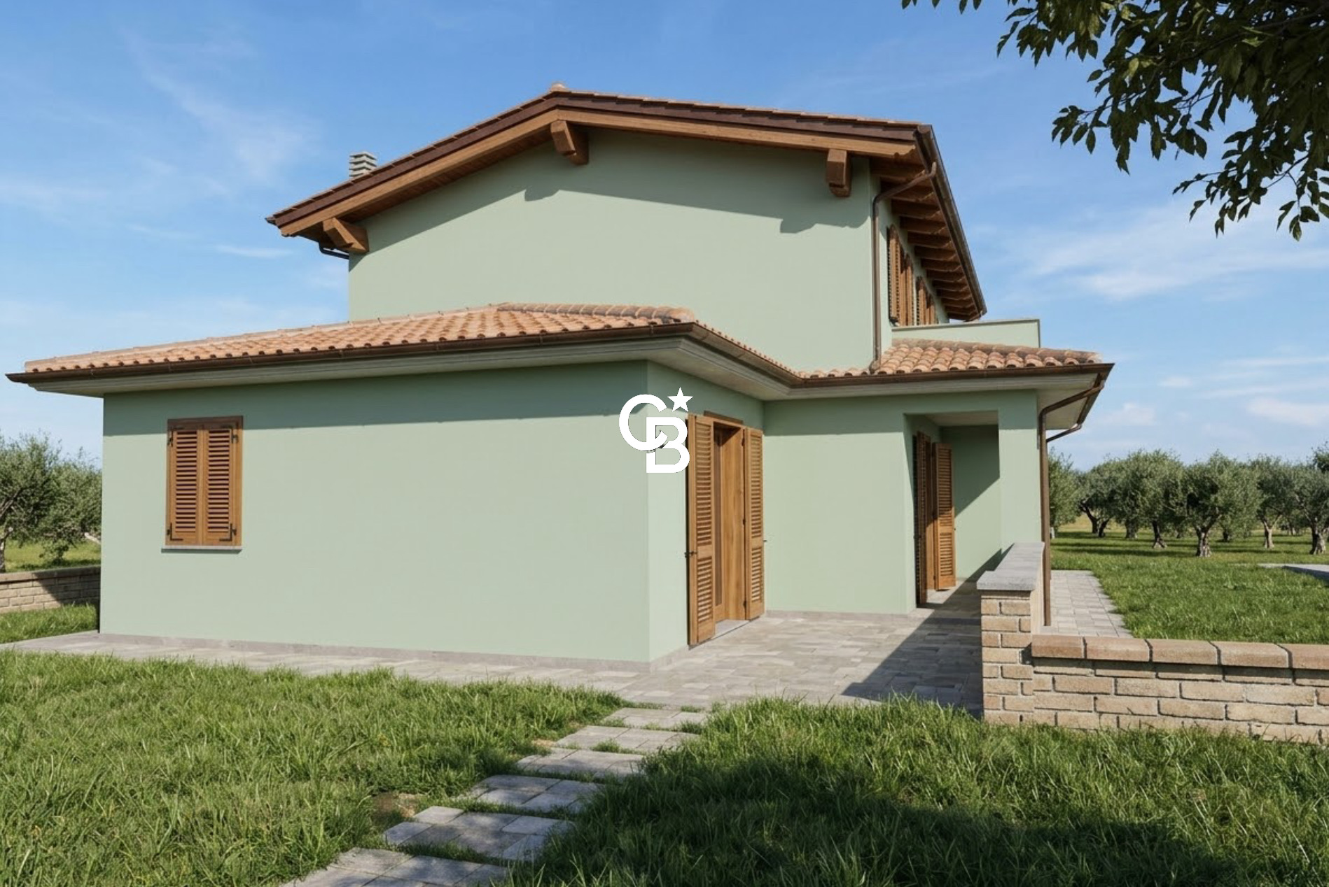 Villa trifamiliare in vendita a Carbognano, centrale