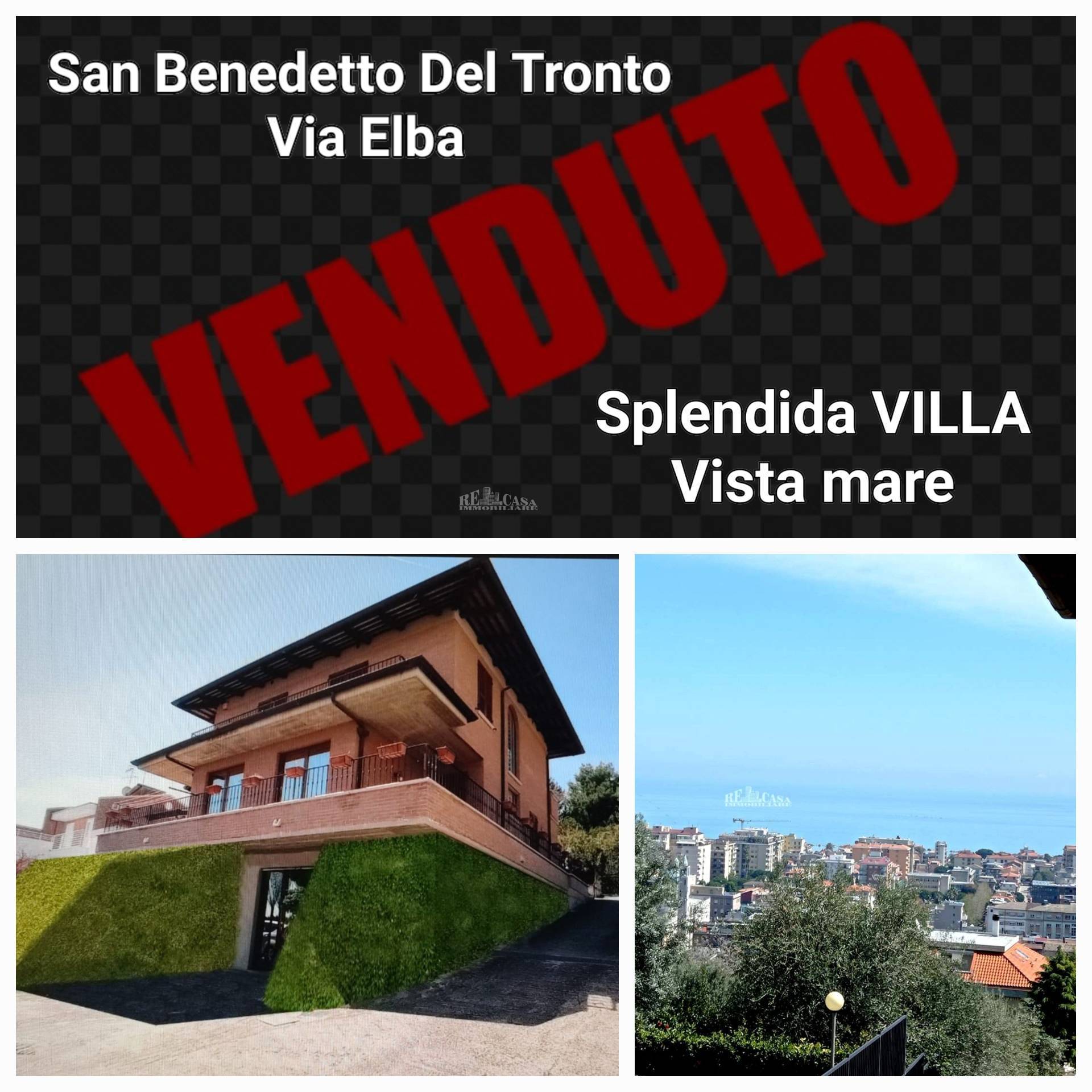 Villa vista mare, San Benedetto del Tronto residenziale (sopra la strada statale)