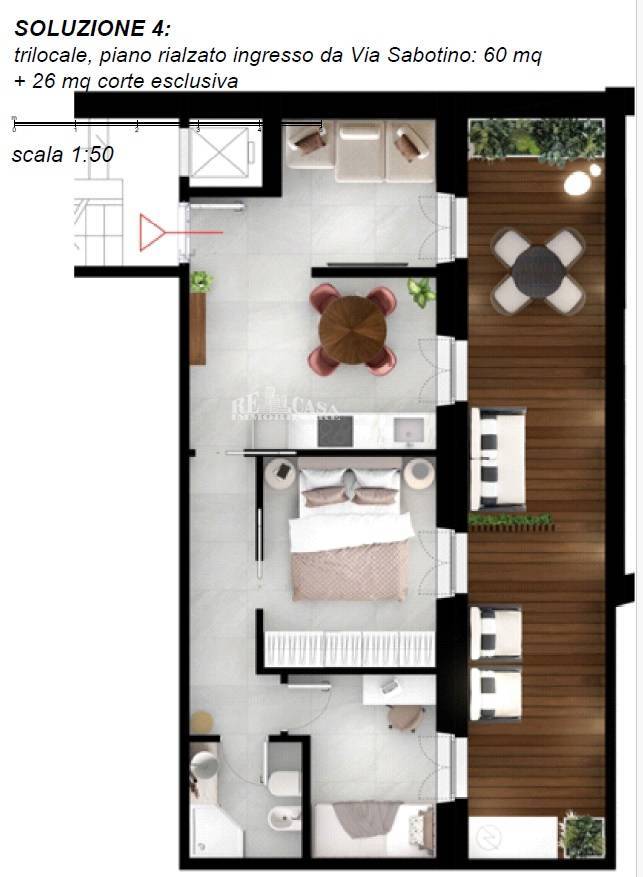 Appartamento in vendita a San Benedetto del Tronto, CENTRALE (verso sud)