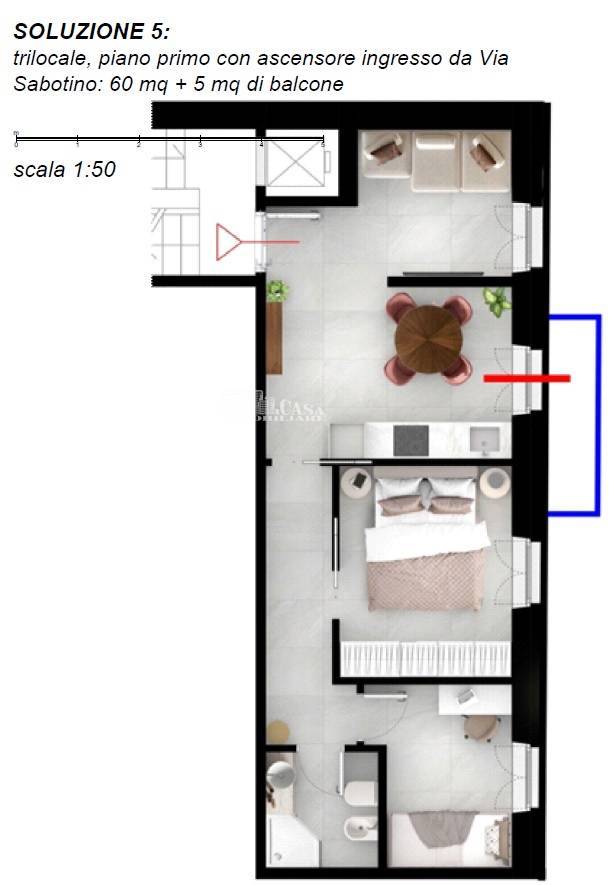 Appartamento in vendita a San Benedetto del Tronto, CENTRALE (verso sud)