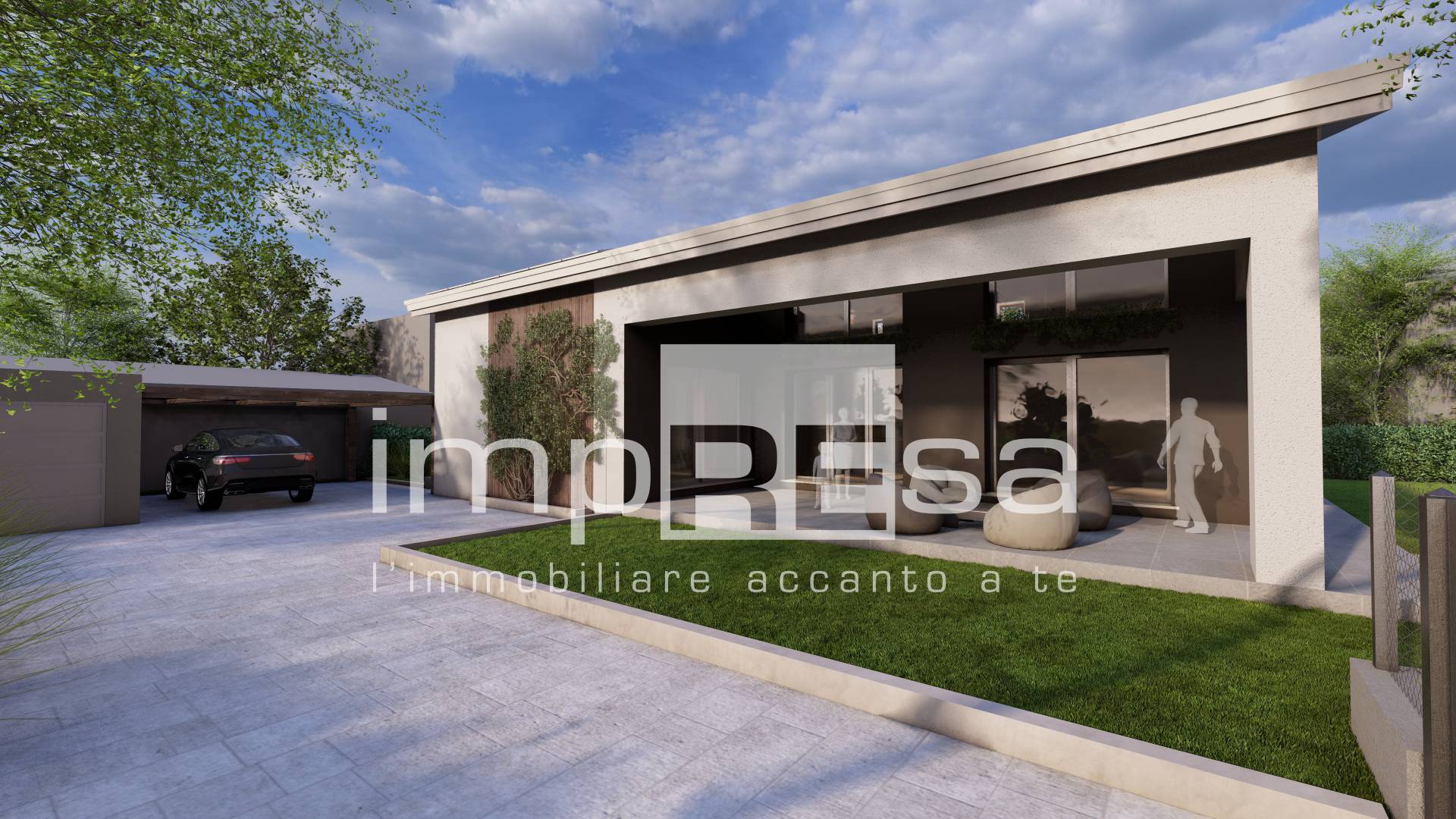 Villa in vendita a Carbonera, Vascon