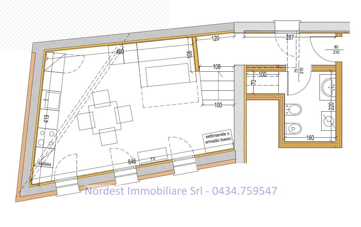 Appartamento in affitto a Codogn