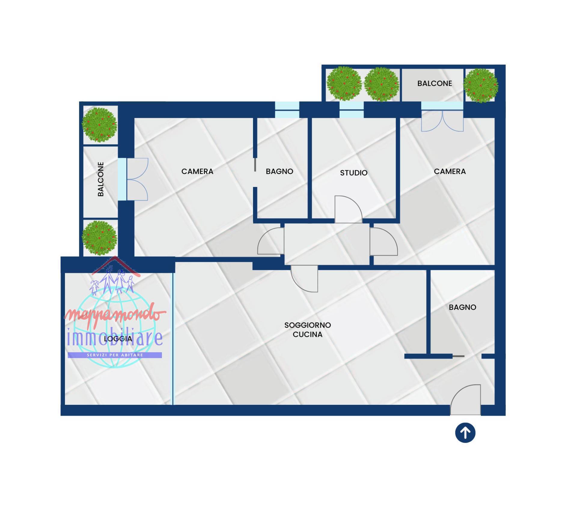 Appartamento in vendita a Calderara di Reno, Calderara di Reno