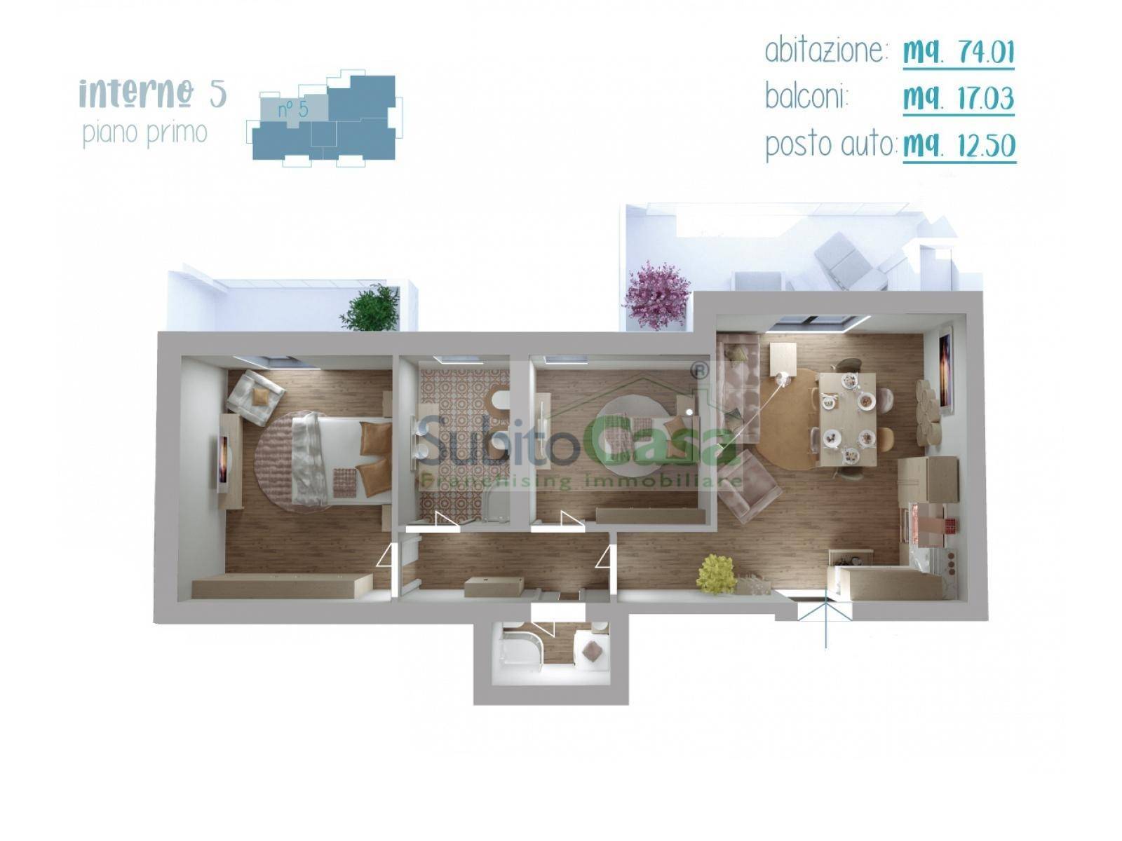 Appartamenti in vendita a Cepagatti, Cepagatti Centro