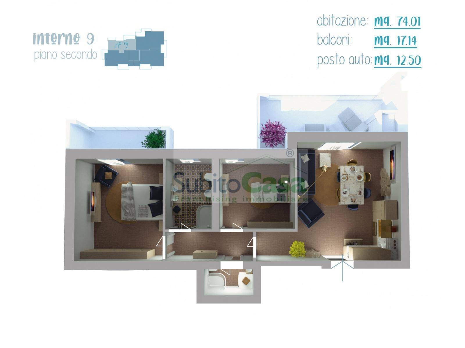 Appartamenti in vendita a Cepagatti, Cepagatti Centro