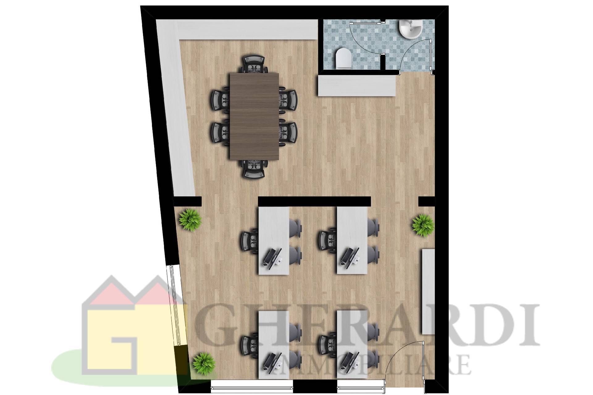 Negozio/Ufficio/Studio in vendita a Ferrara, Entro Mura