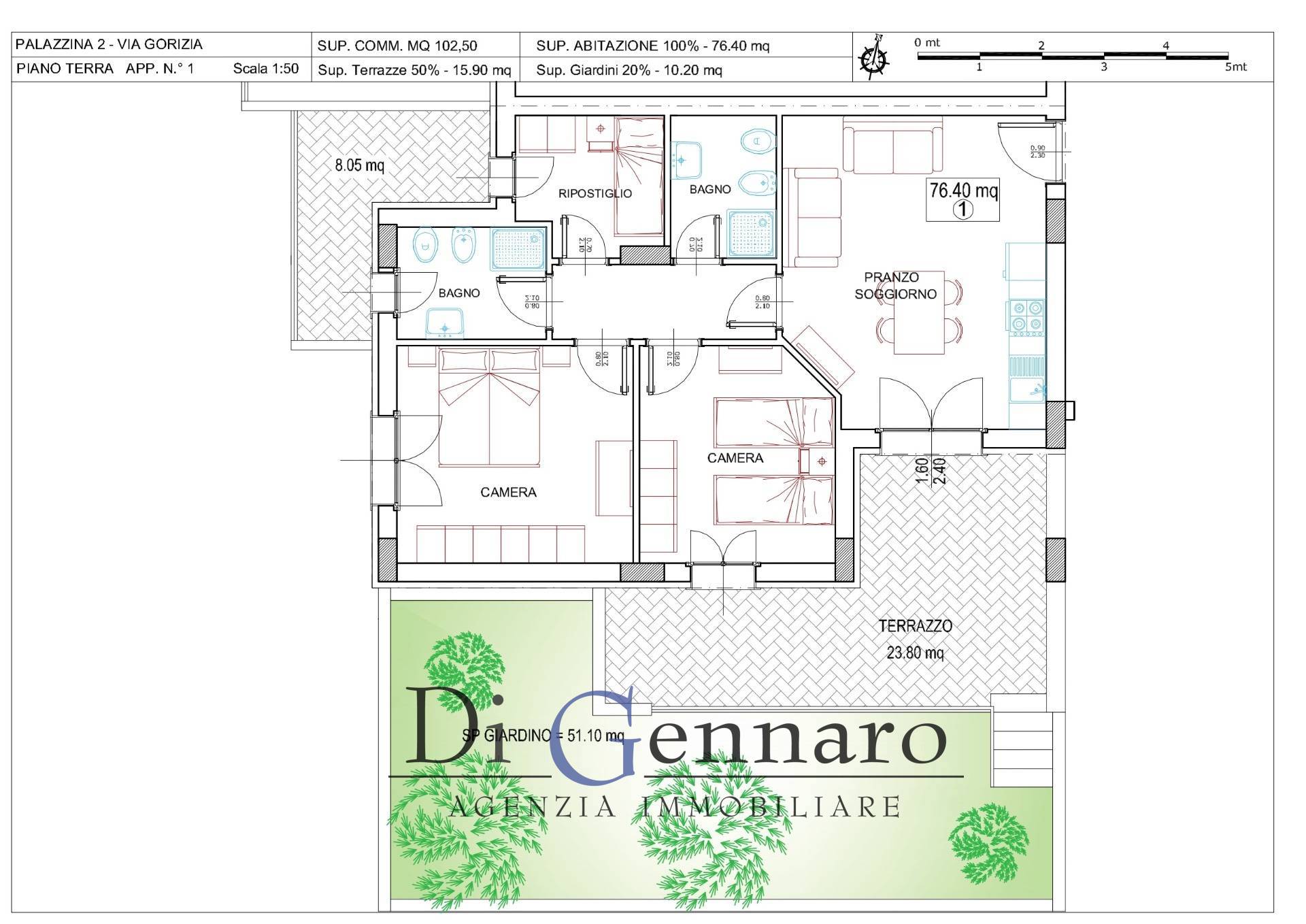 Quadrilocale in vendita a Alba Adriatica, Zona Mare