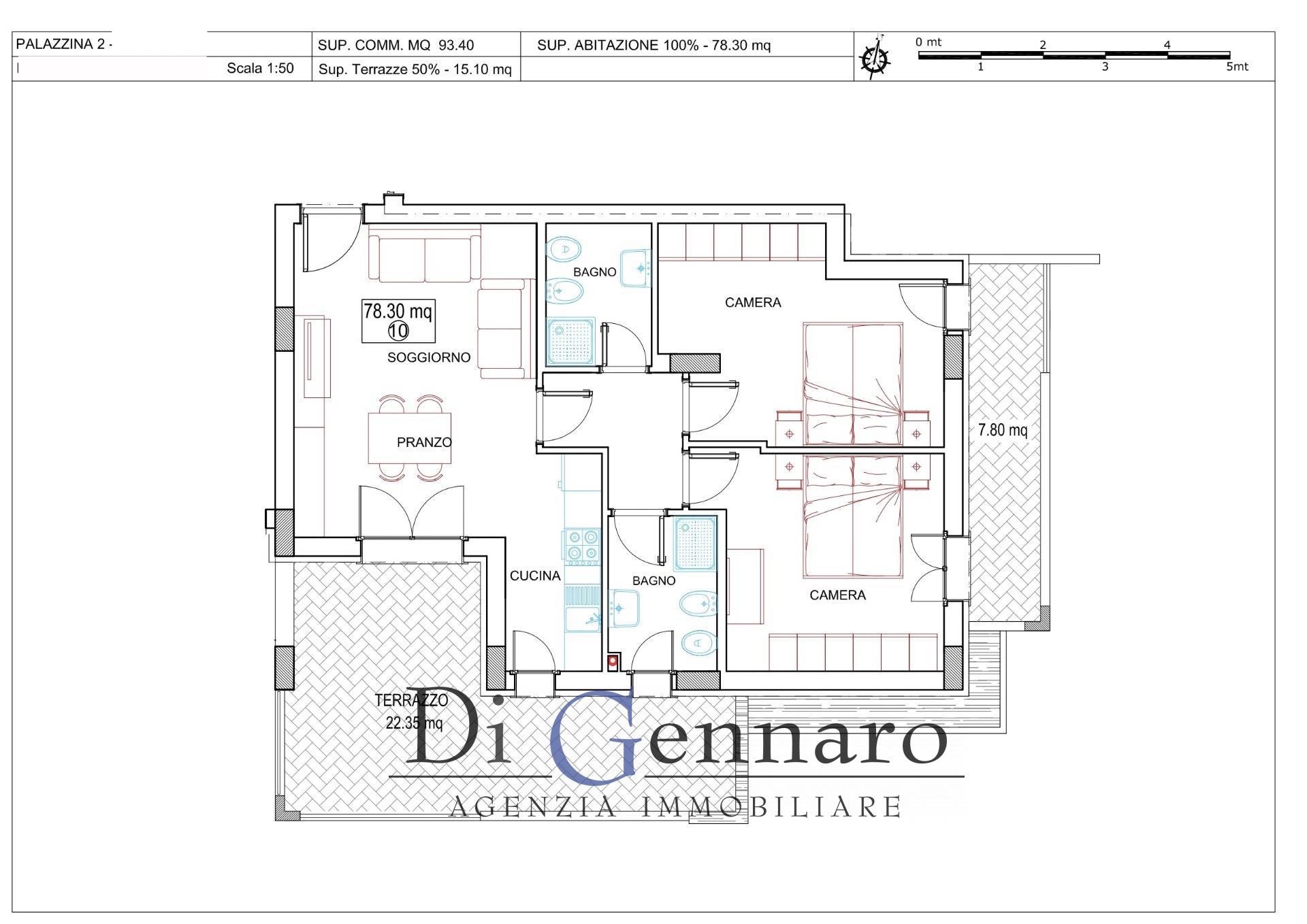 Trilocale in vendita a Alba Adriatica, Zona Mare