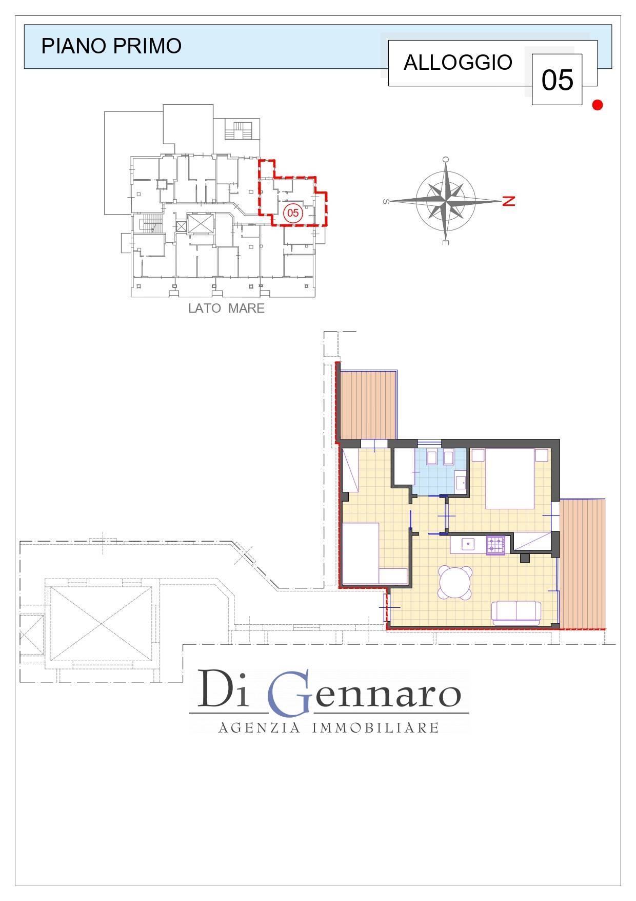 Appartamento in vendita a Alba Adriatica, Zona Mare