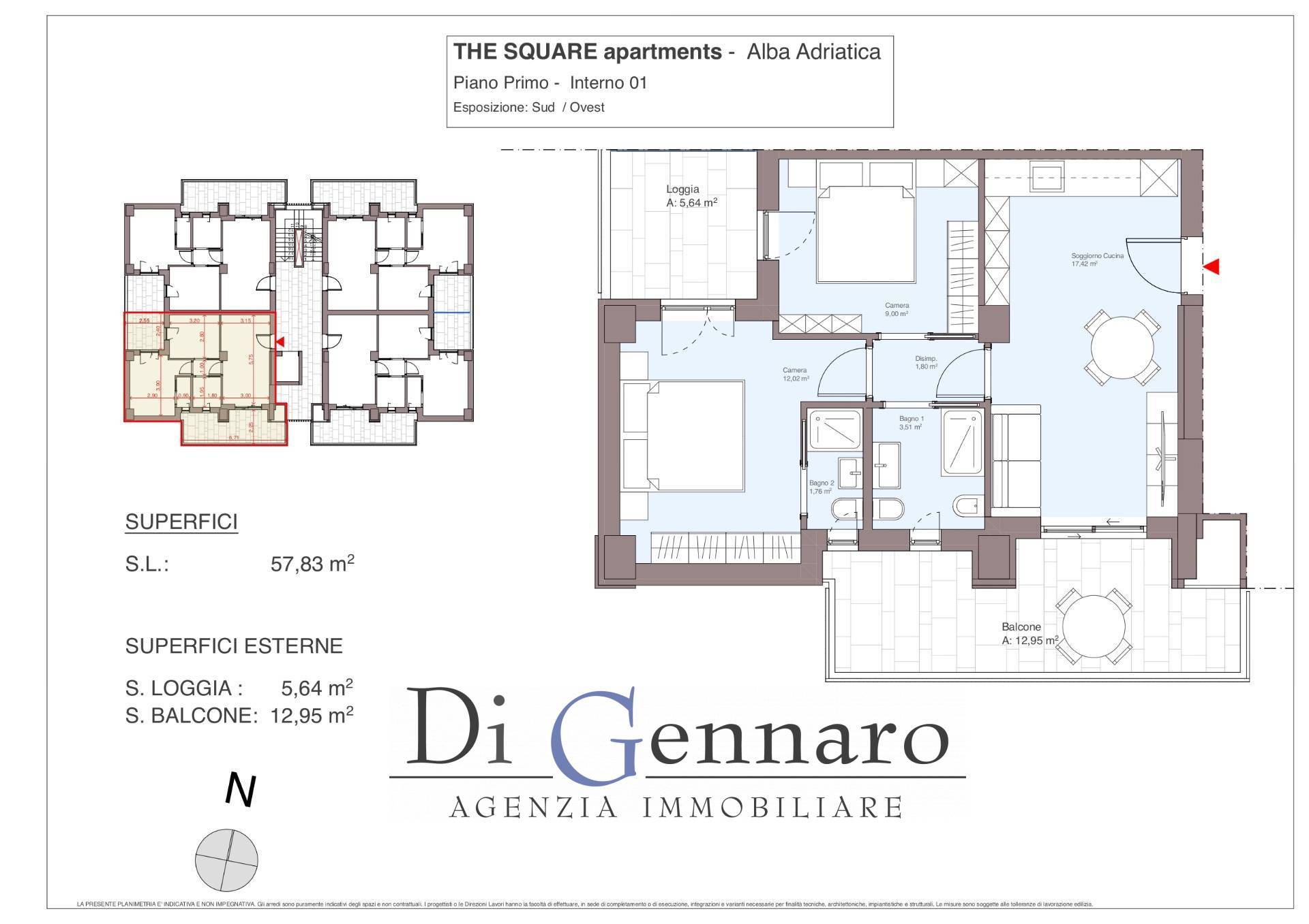 Trilocale in vendita a Alba Adriatica, VILLA FIORE