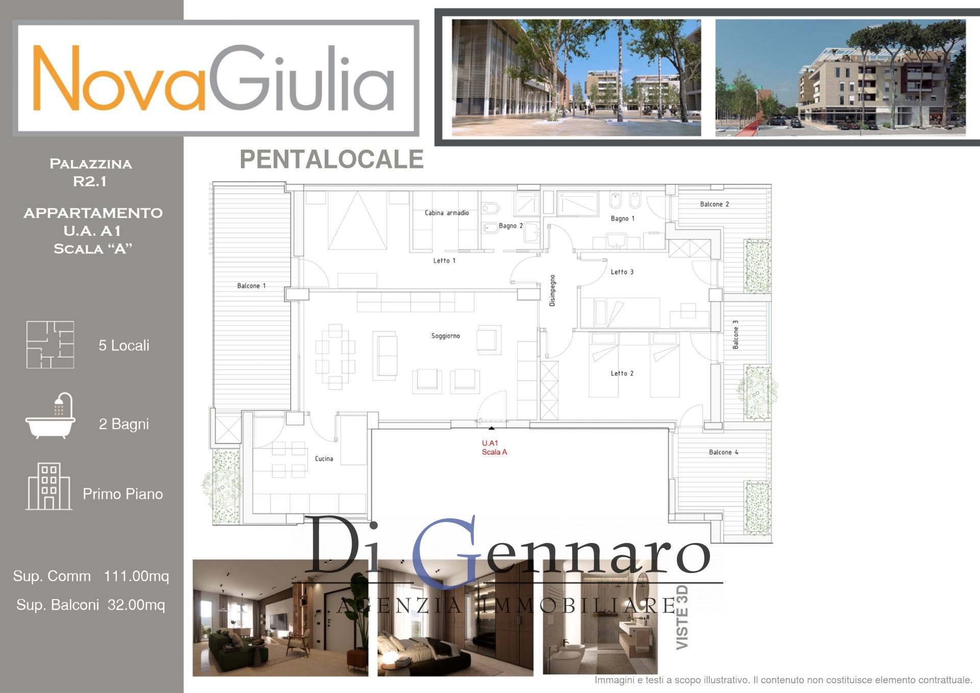 Quadrilocale in vendita a Giulianova, Villa Pozzoni