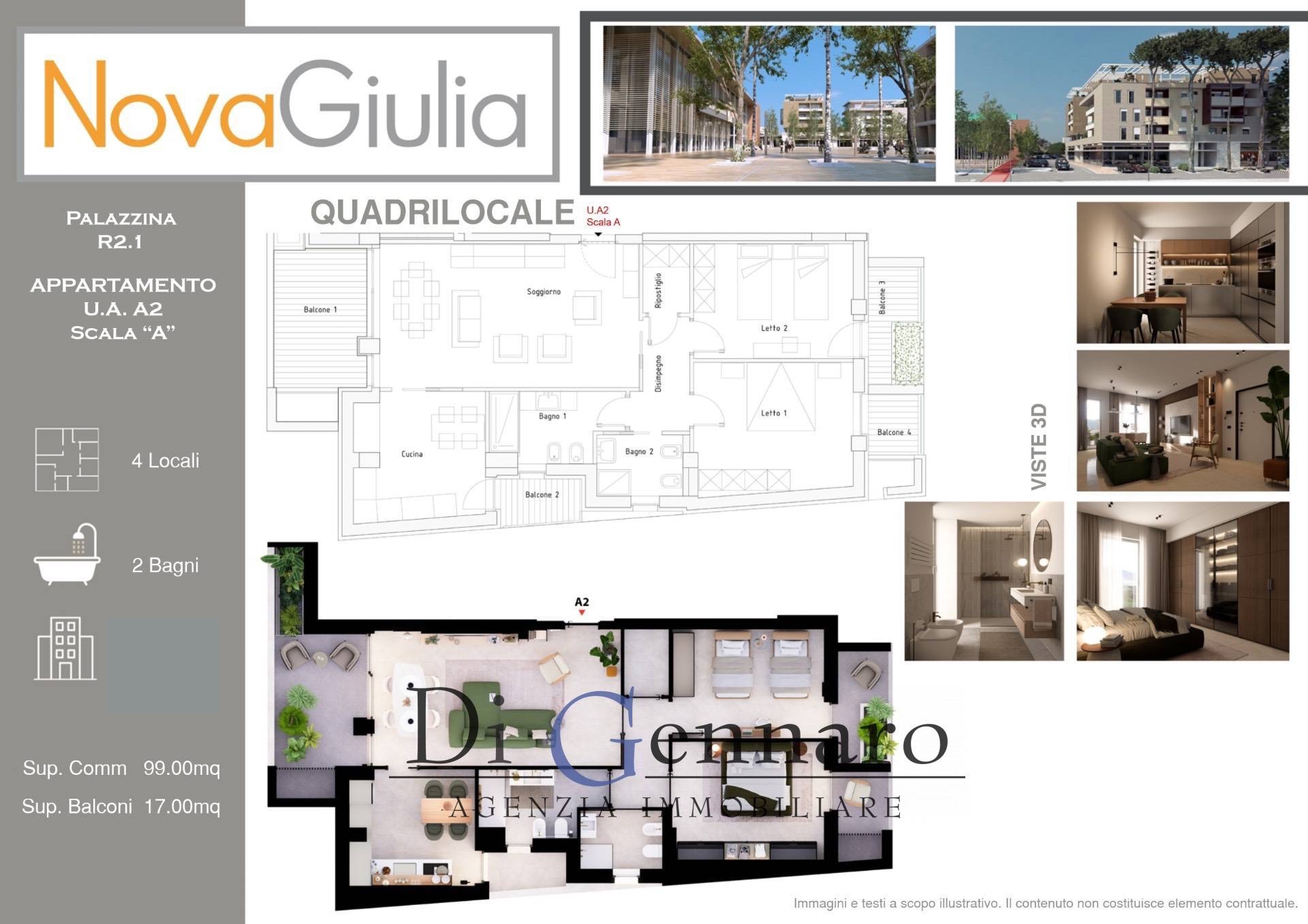 Trilocale in vendita a Giulianova, Villa Pozzoni