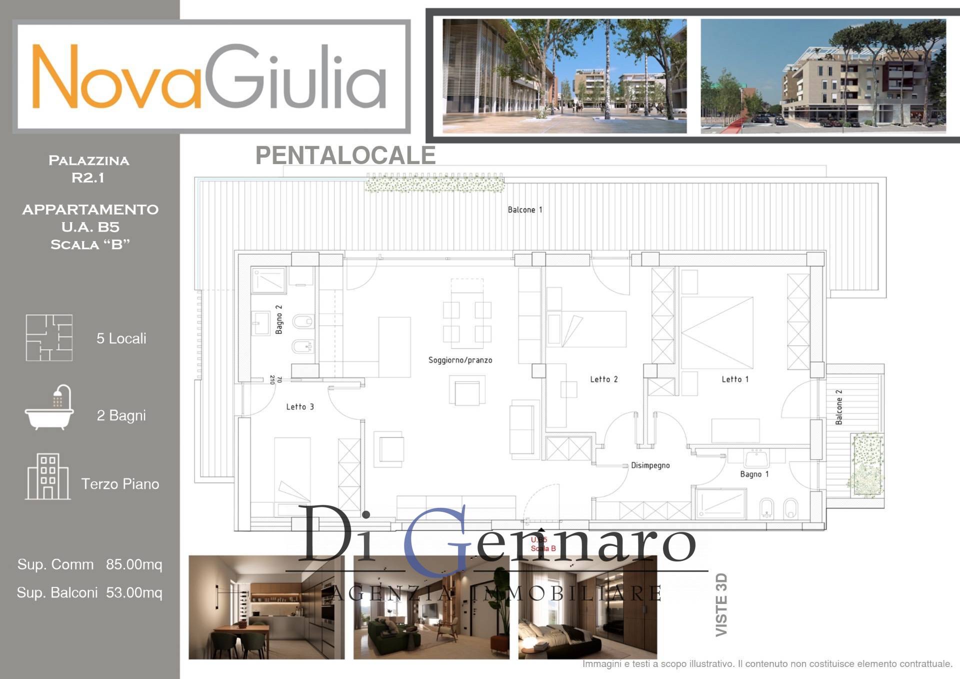 Quadrilocale in vendita a Giulianova, Villa Pozzoni