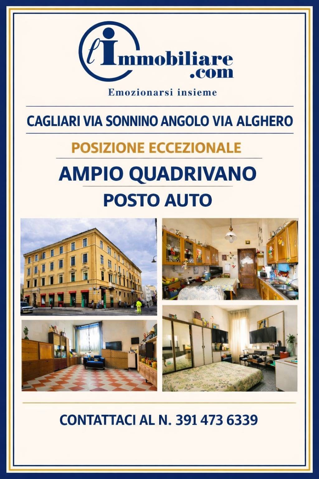 Appartamento in vendita a Cagliari, San Benedetto