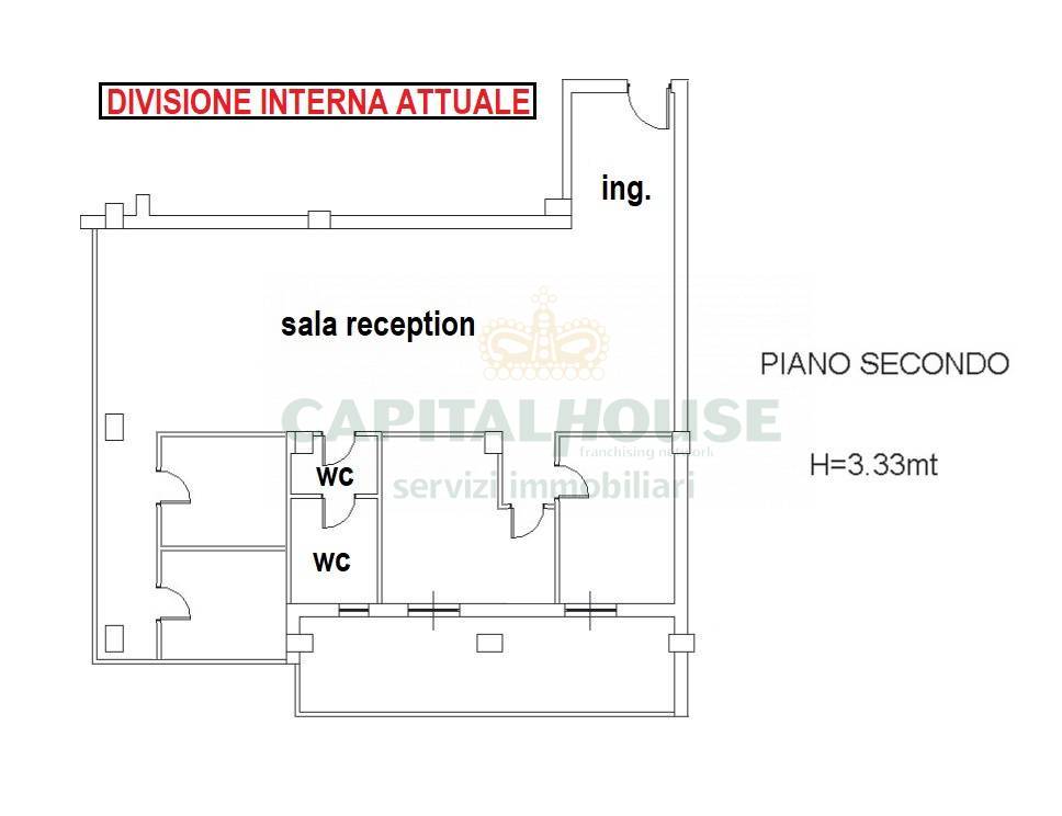 Ufficio in vendita a Portico di Caserta