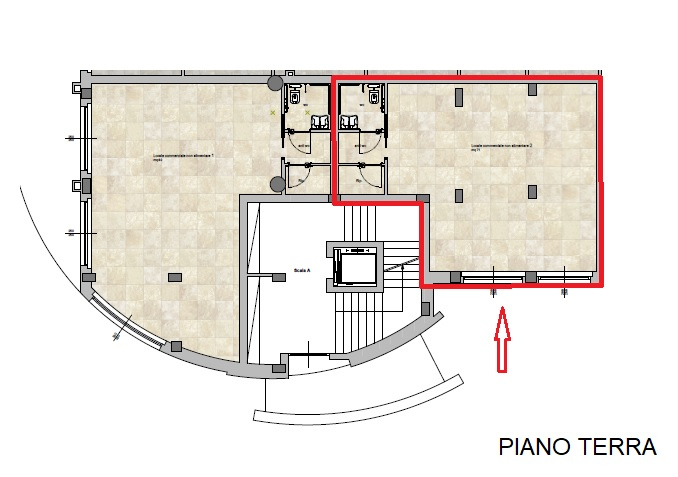 Locale commerciale in vendita a Grottammare, zona Orologio