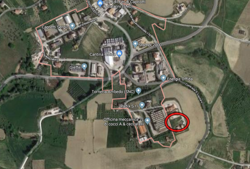 Terreno edificabile in vendita a Offida