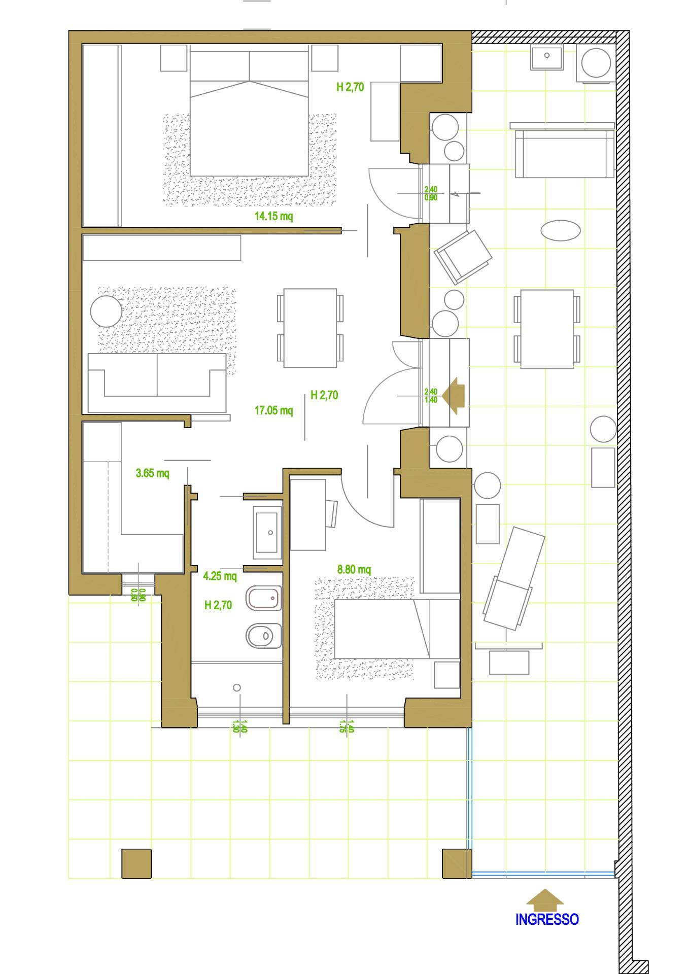 Appartamento in vendita a San Benedetto del Tronto, zona Ascolani