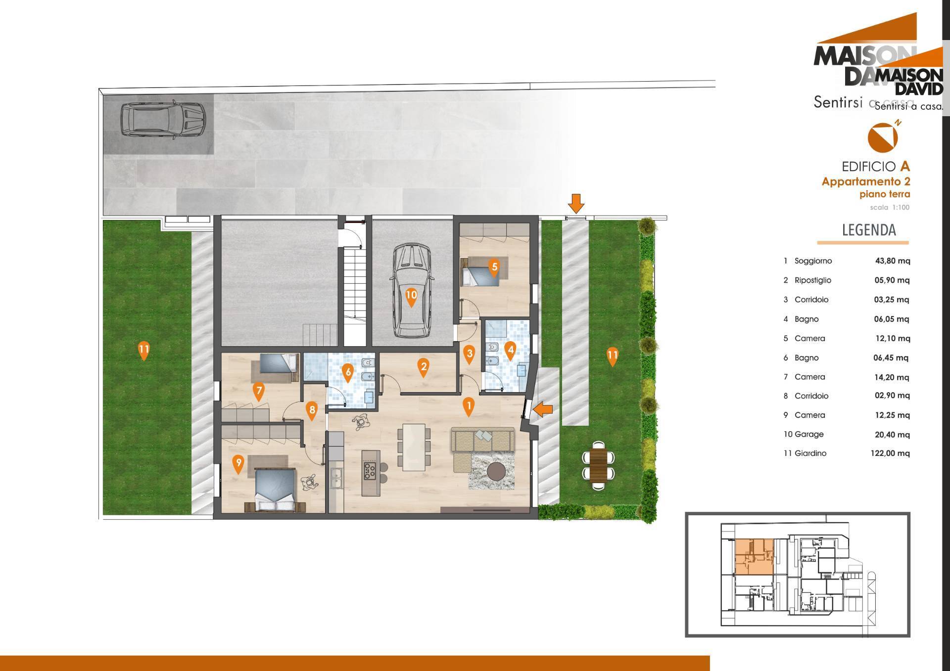 Tricamere in vendita a Isola Vicentina