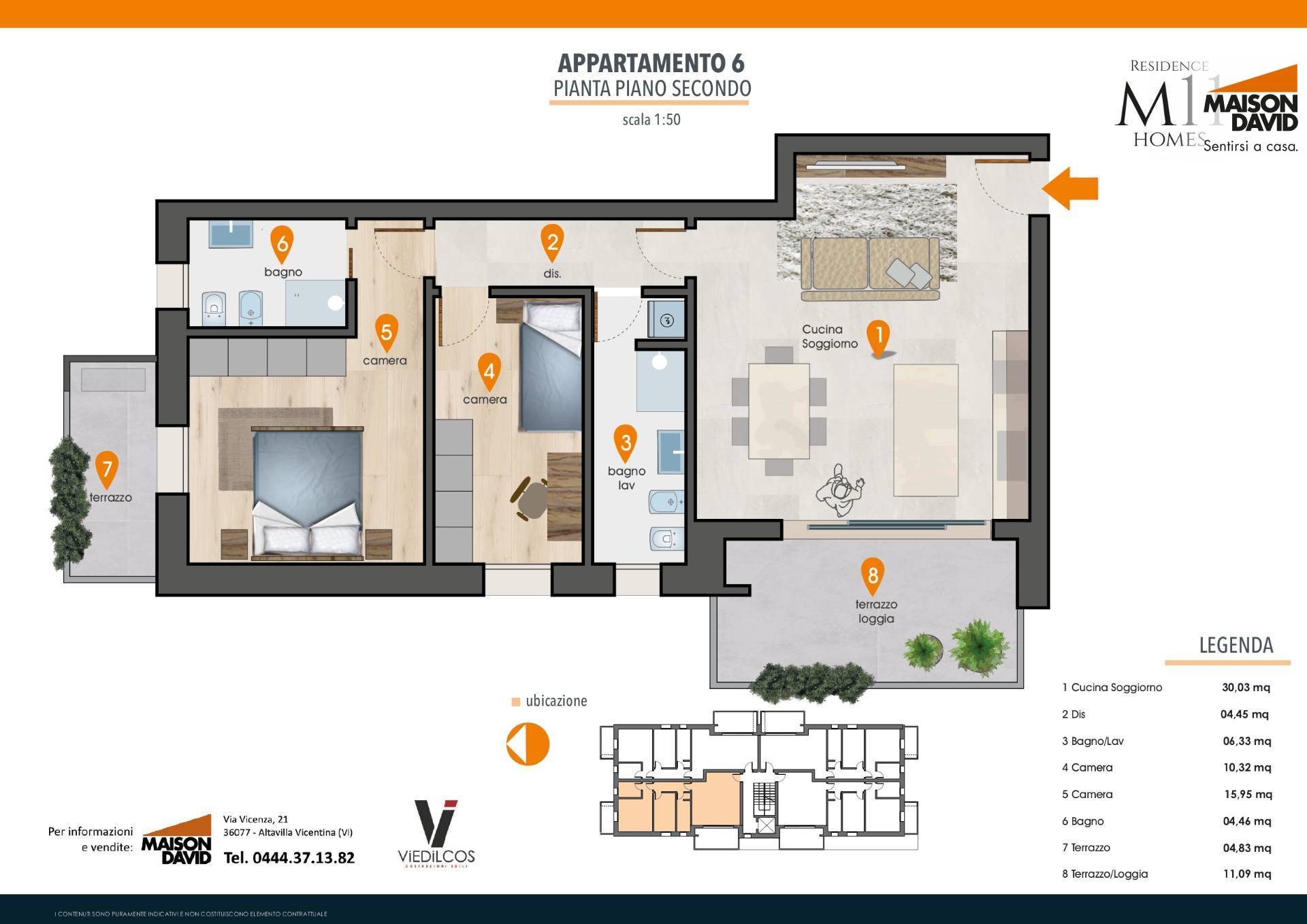 Bicamere in vendita a Torri di Quartesolo, Marola
