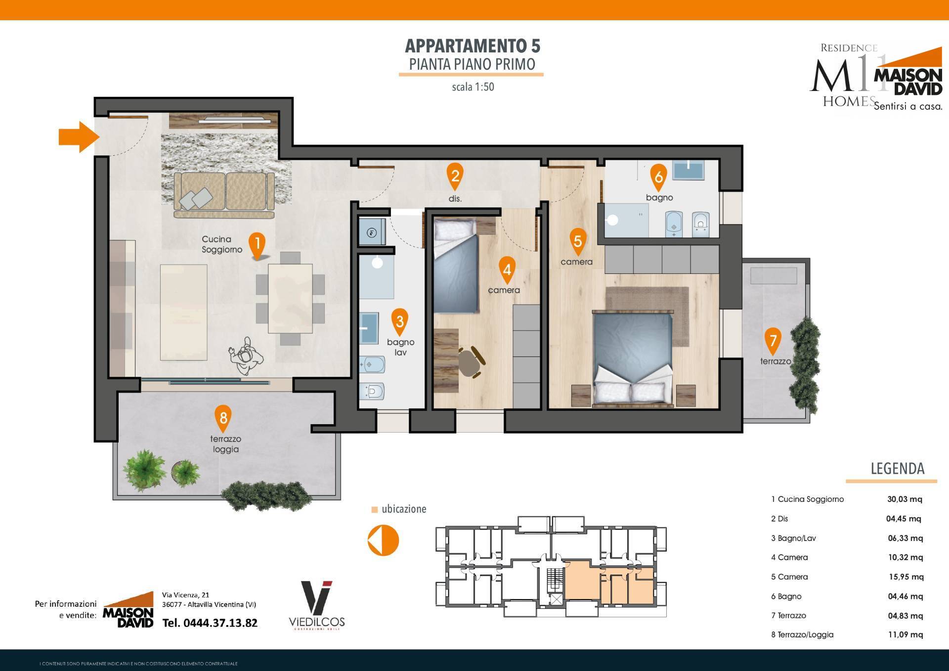 Bicamere in vendita a Torri di Quartesolo, Marola