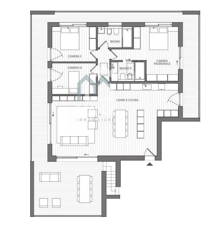 Attico in vendita a Treviso, Fuori Mura