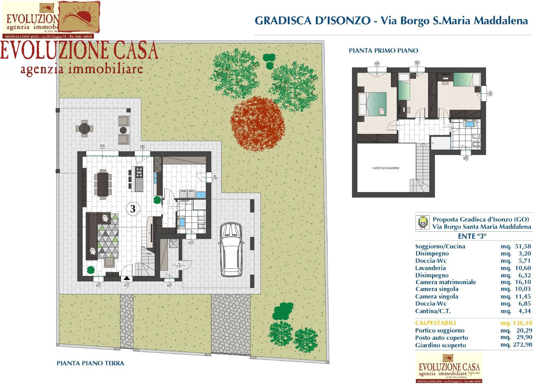 Casa indipendente nuova a Gradisca d'Isonzo