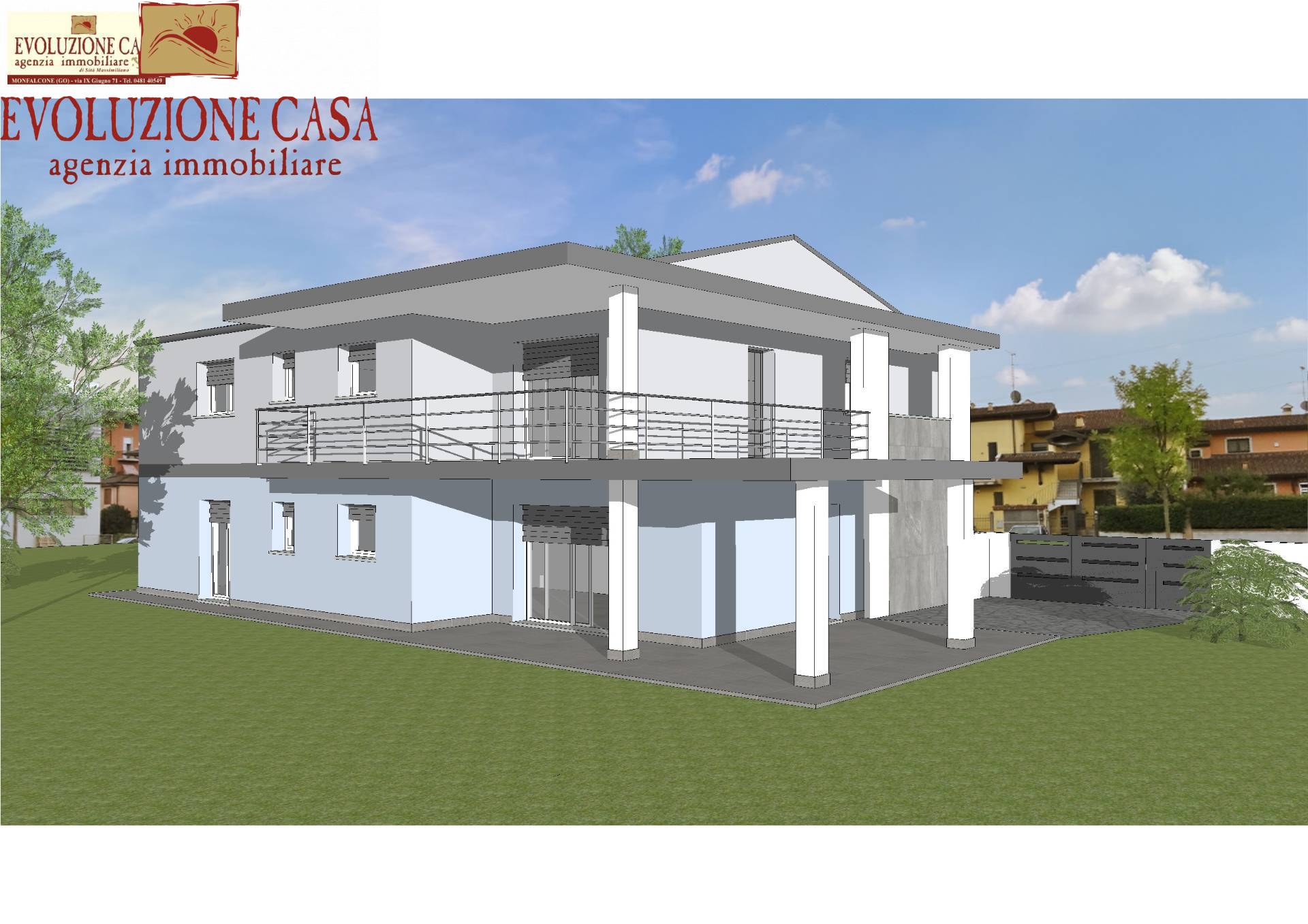 Appartamento in vendita a Ronchi dei Legionari, Vermegliano