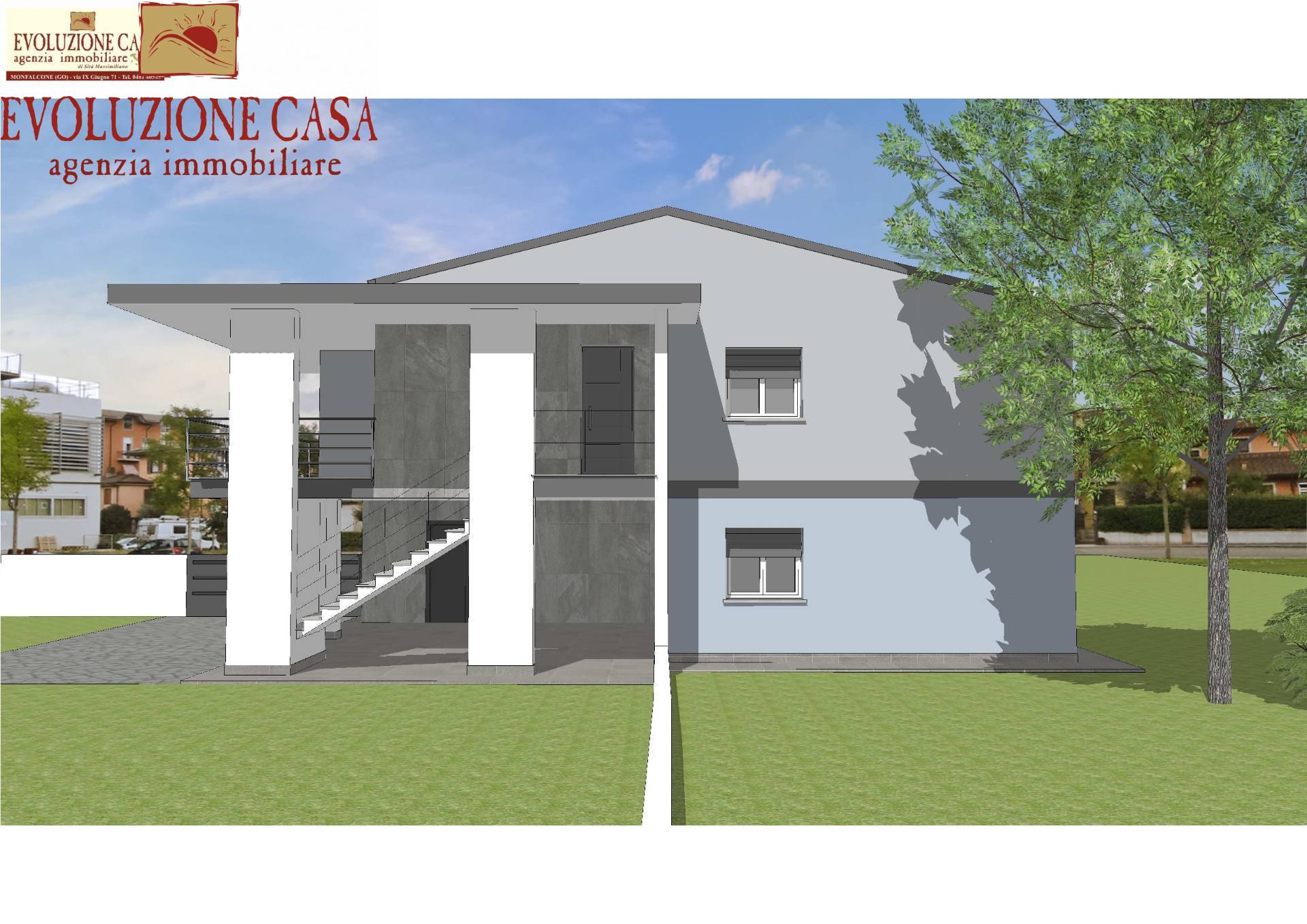 Appartamento in vendita a Ronchi dei Legionari, Vermegliano