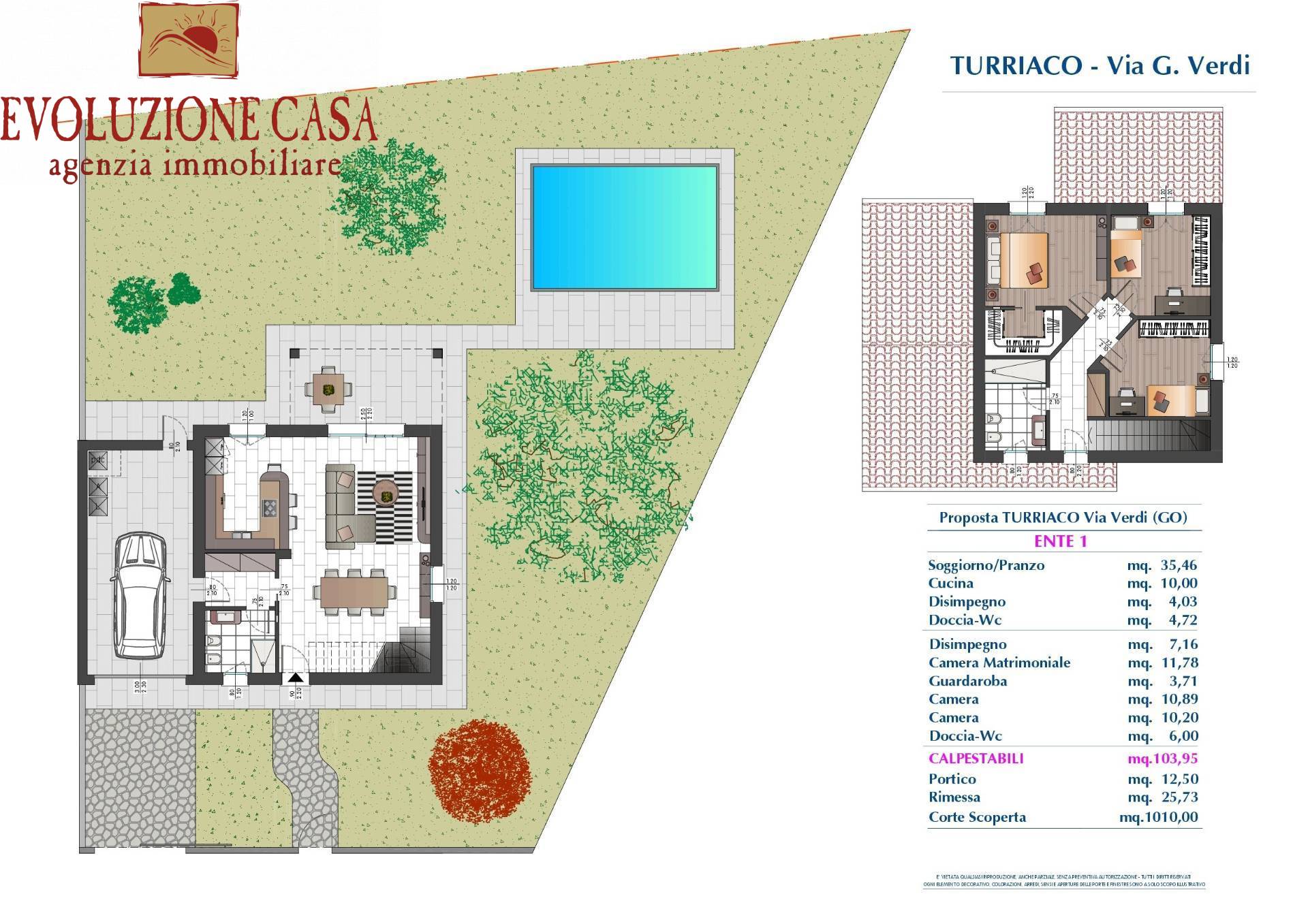 Villa singola in vendita a Turriaco