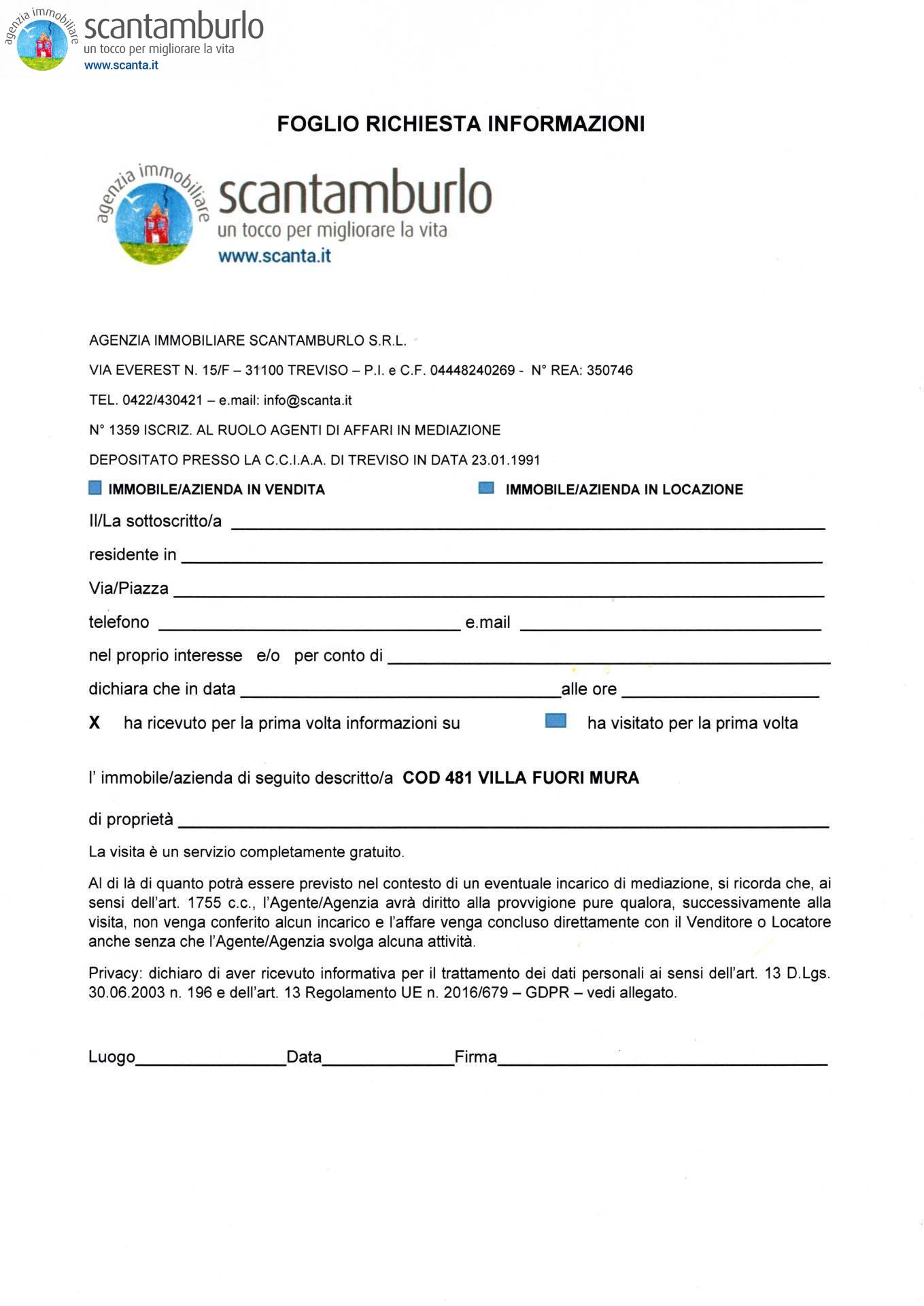 Locale commerciale in vendita a Treviso, Fuori Mura