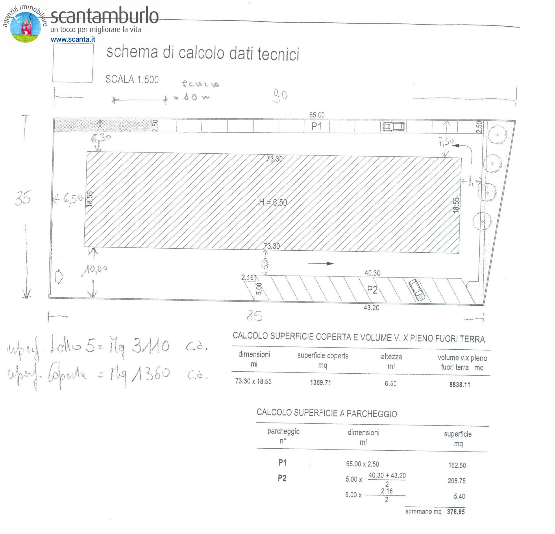 Terreno edificabile industriale in vendita a Paese