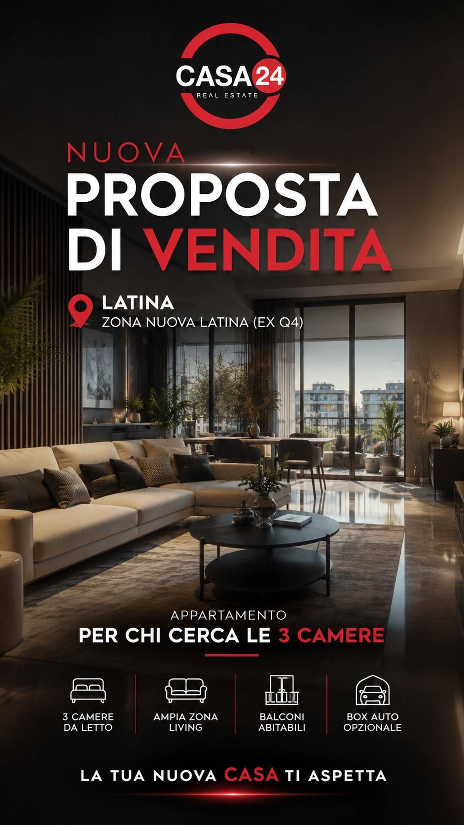 Appartamento in vendita a Latina, Q4 Nuova Latina