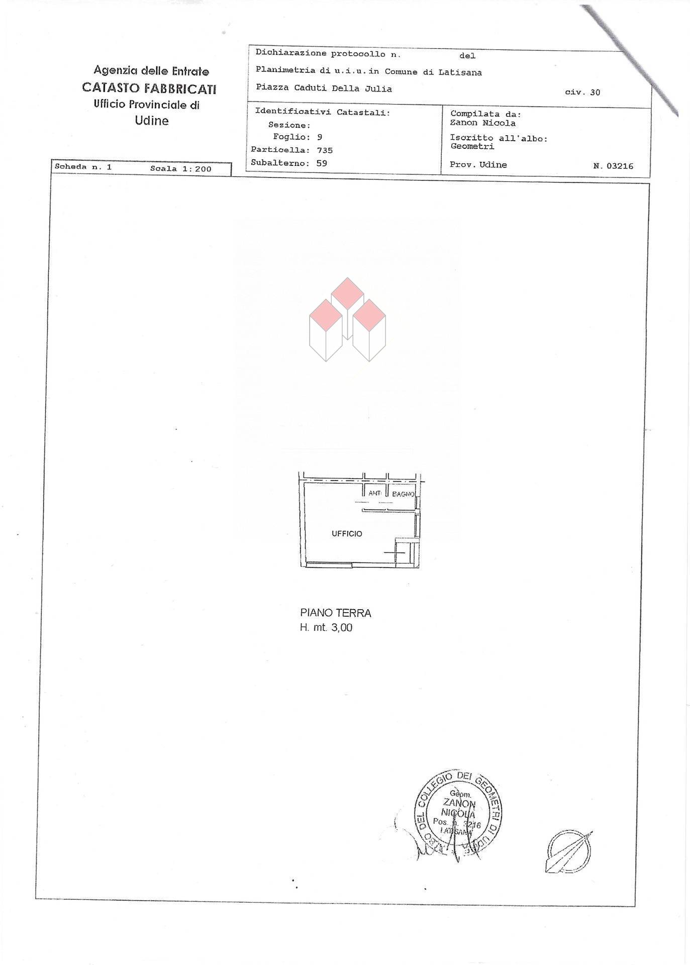 Studio/Ufficio in affitto a Latisana, Semicentro