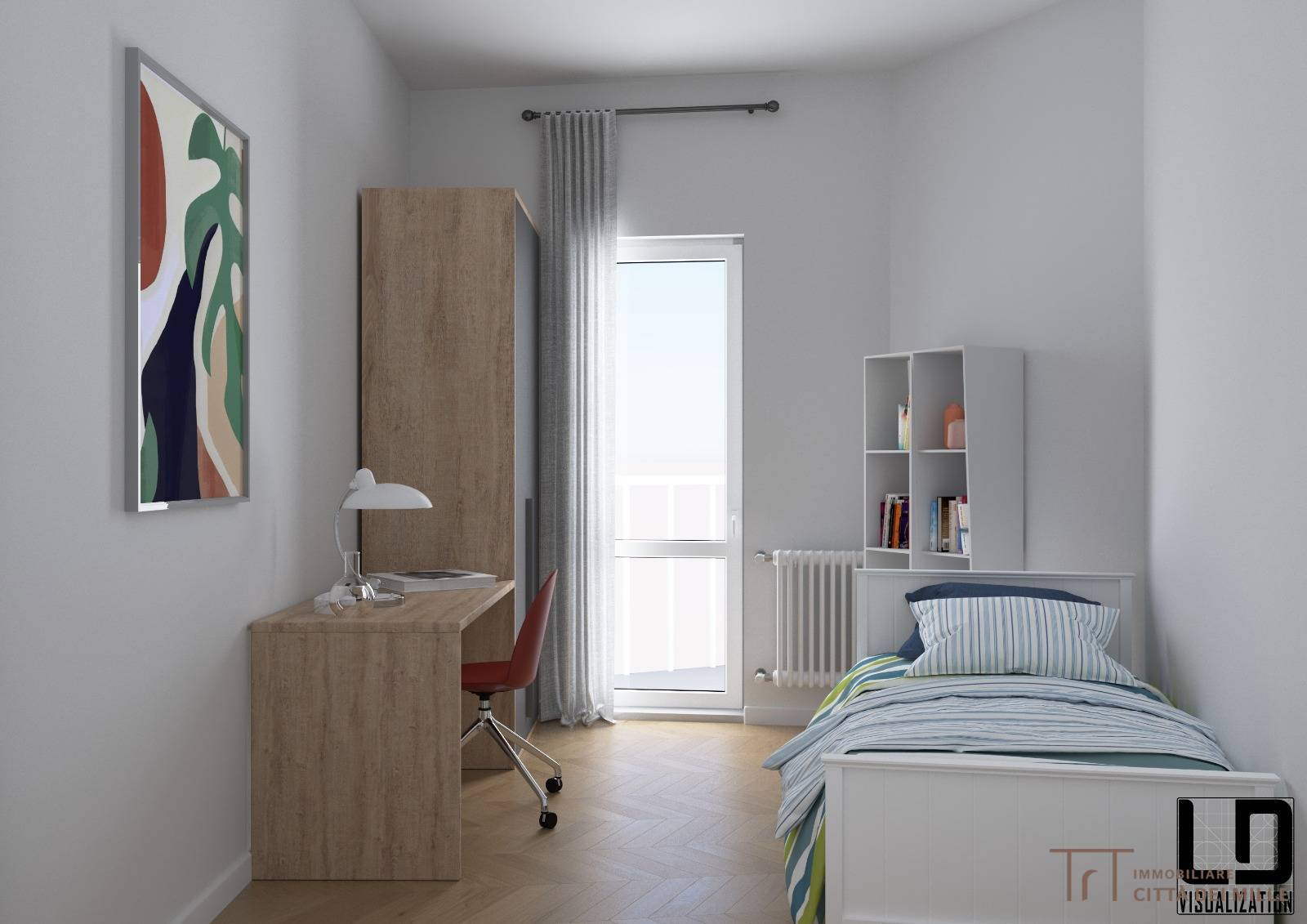 Trilocale in vendita a Bergamo, Centralissimo