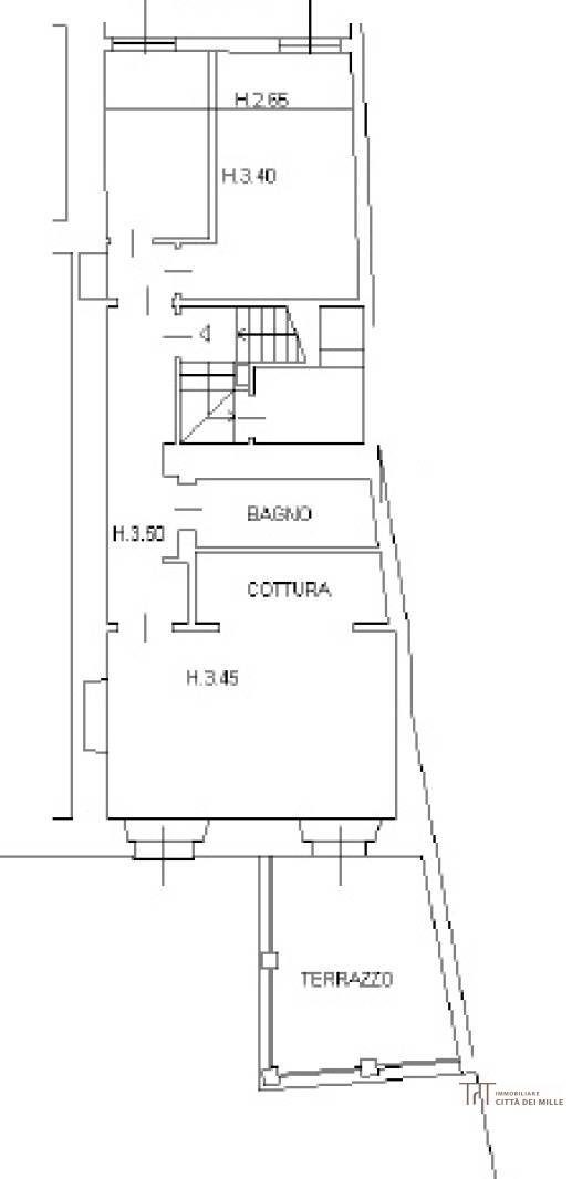 Trilocale in vendita a Bergamo, S. Tomaso