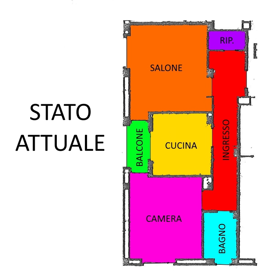Trilocale con box a Carmagnola