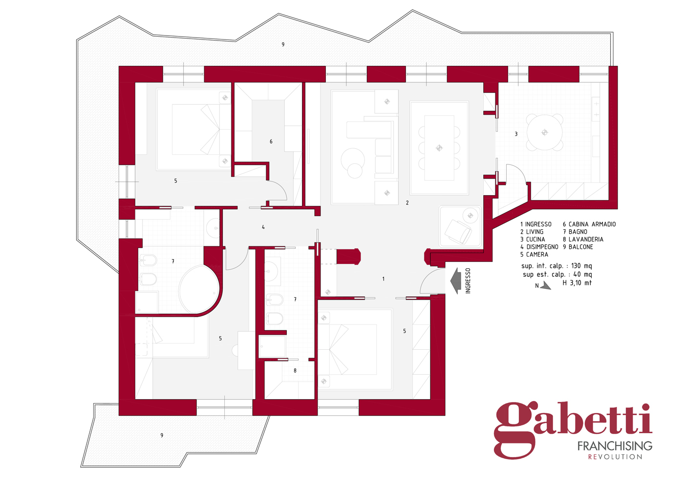 Appartamento ristrutturato a Pozzuoli