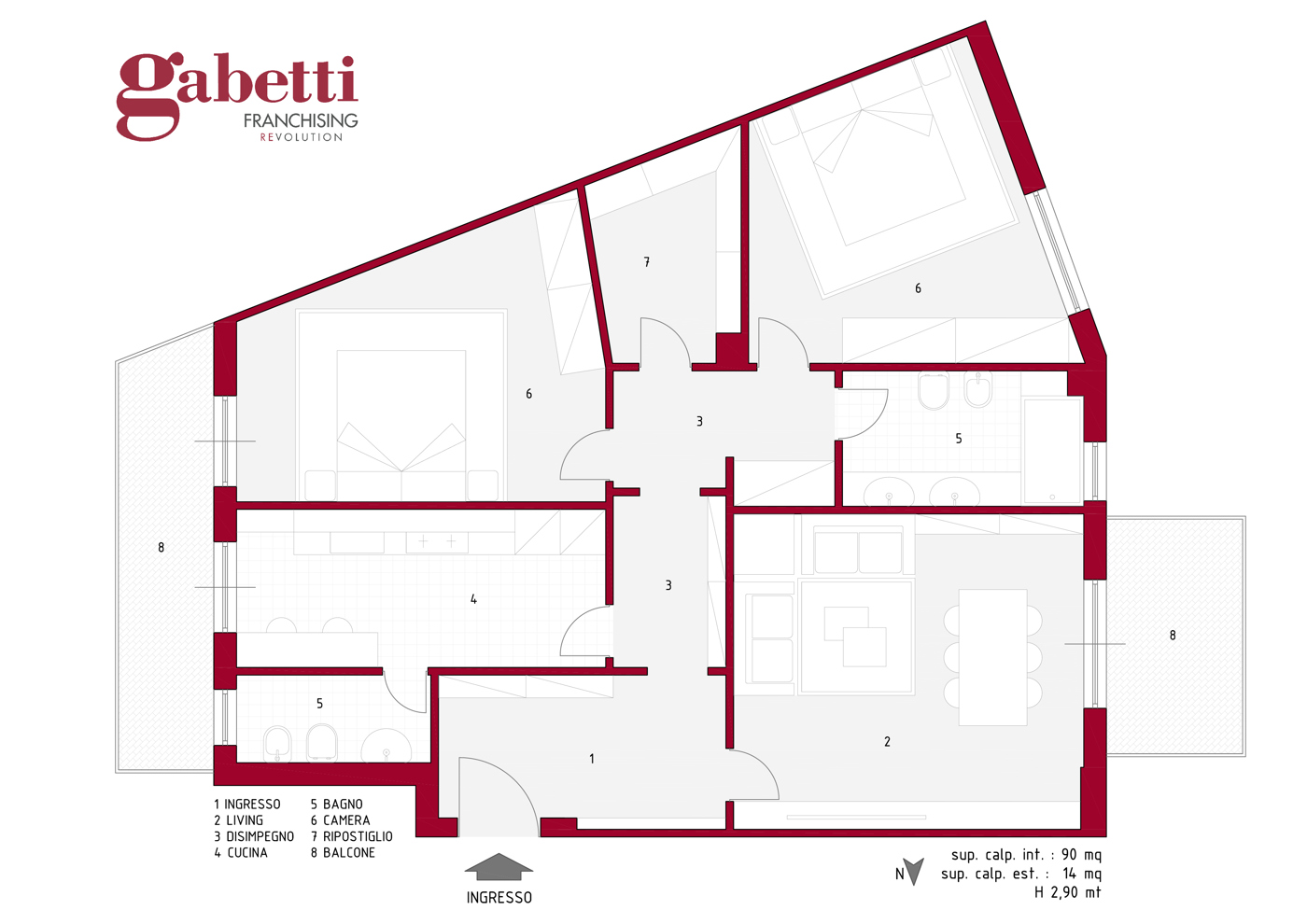 Trilocale in vendita a Napoli