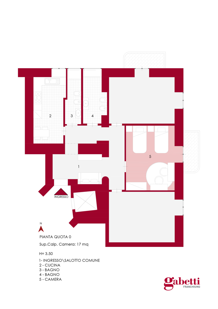 Monolocale arredato in affitto a Napoli
