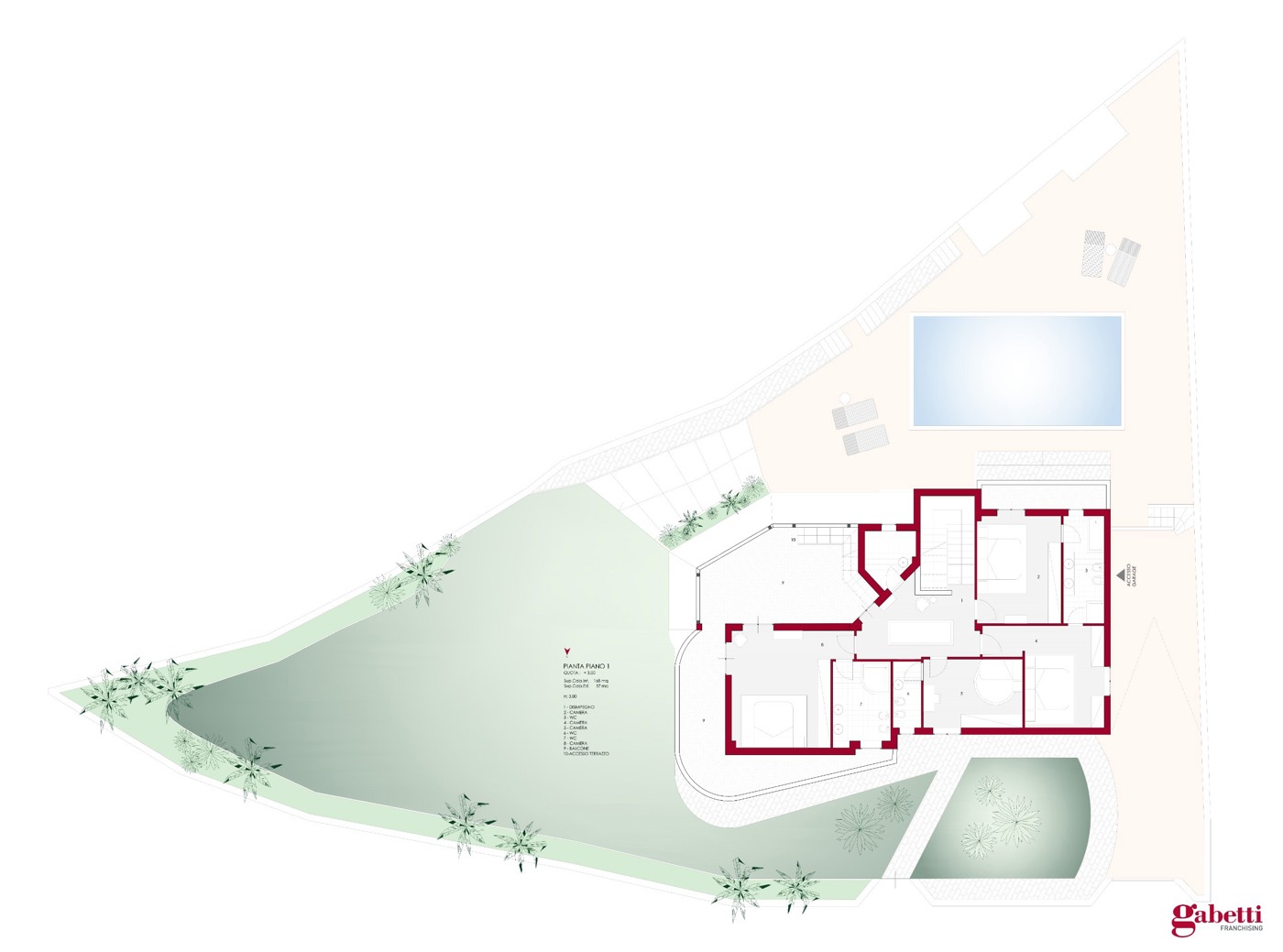 Villa con giardino a Giugliano in Campania