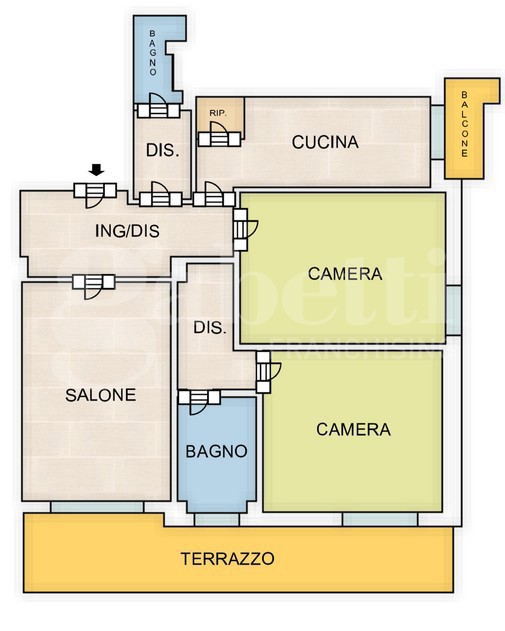 Appartamento vista mare a Alassio